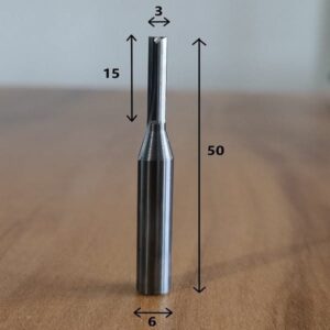 Two Flute Straight Carbide Endmill Heavy Duity