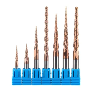 Two Flute Carbide Taper Ball Nose